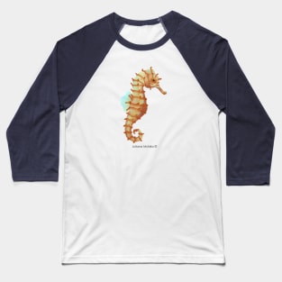 Japanese Seahorse Baseball T-Shirt